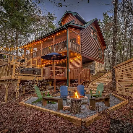 Golden Eagle Ga Cabin - Hot Tub, Firepit & Fast Wifi Blue Ridge Exterior photo